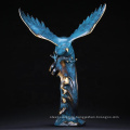 Metal artwork for office decoration bronze eagle sculpture